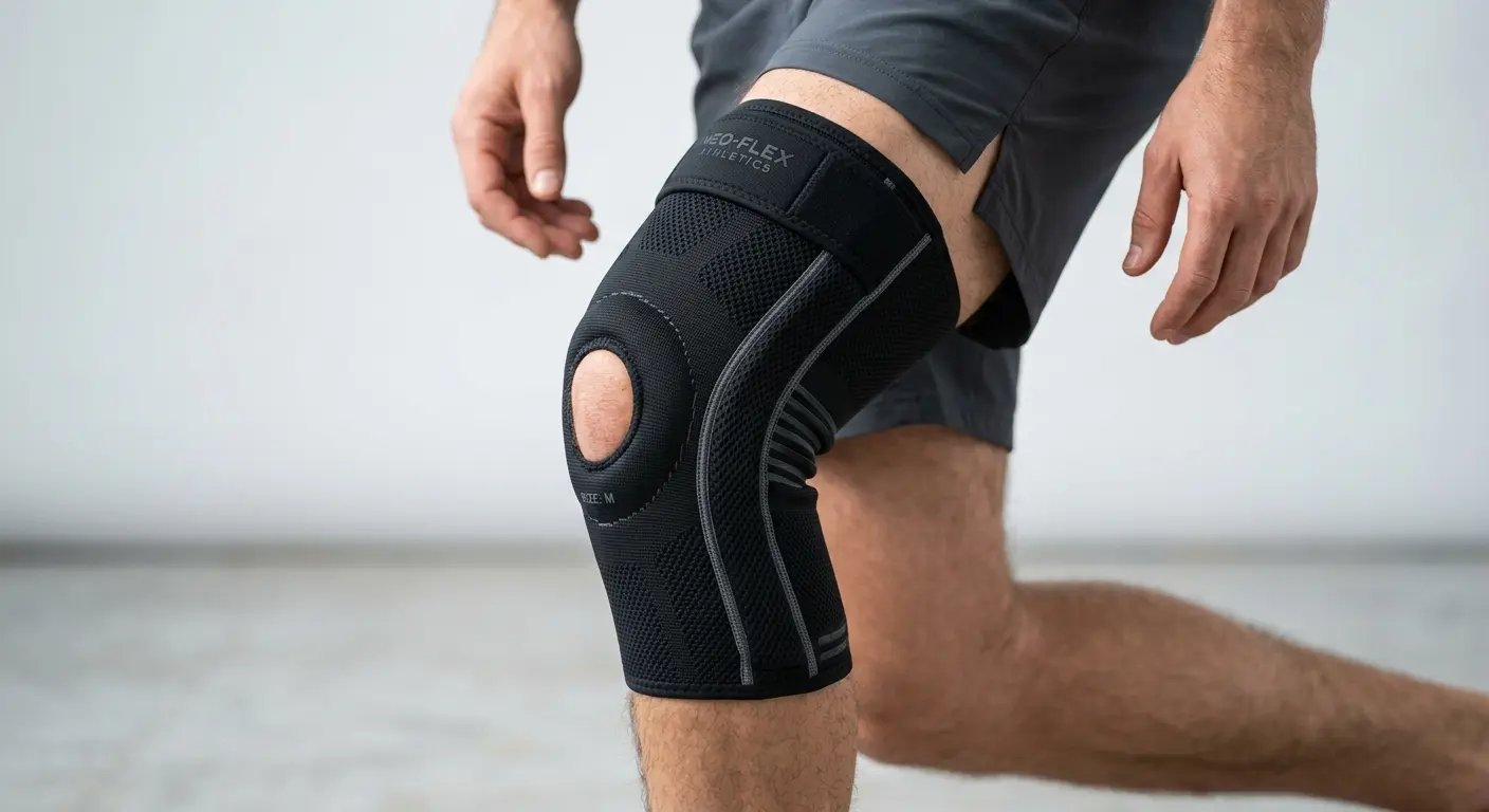 ComfoKnee compression support sleeve on knee